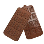 Square Chocolate Mold Chocolate Cake Soap Mold Baking Ice Tray Mould Baking Mould Cake Decorating Silicone Fondant Coffee Molds Chocolate Molds Silicone Candy Molds Silicone Break Apart Chocolate Mold Stevvex