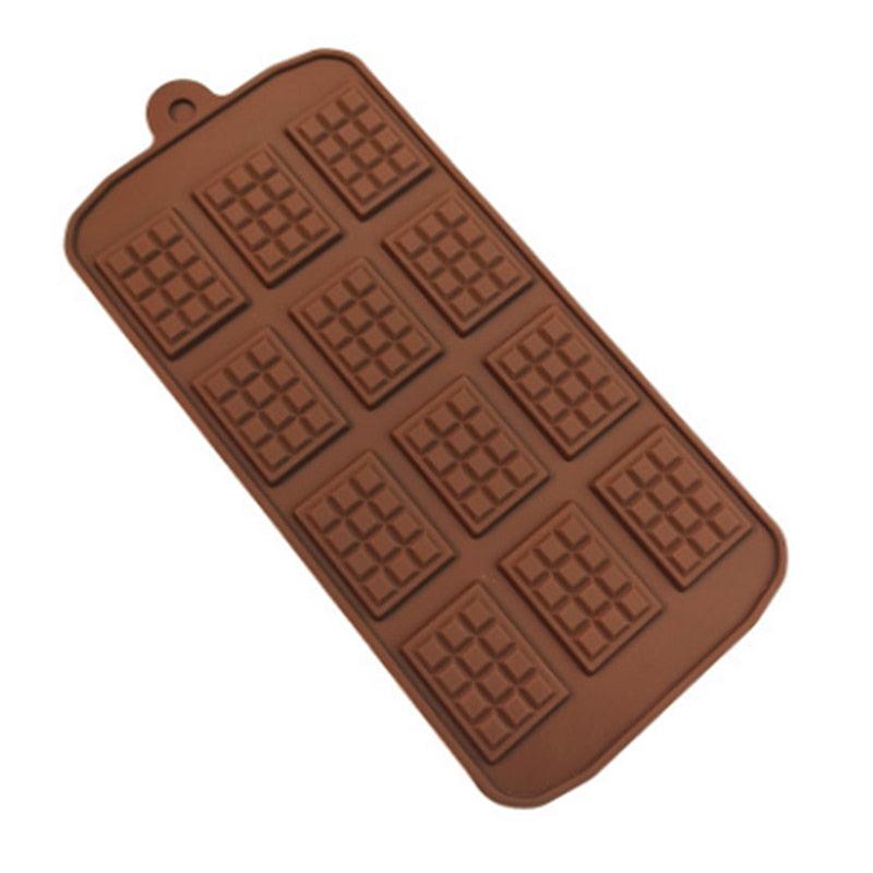 Square Chocolate Mold Chocolate Cake Soap Mold Baking Ice Tray Mould Baking Mould Cake Decorating Silicone Fondant Coffee Molds Chocolate Molds Silicone Candy Molds Silicone Break Apart Chocolate Mold Stevvex