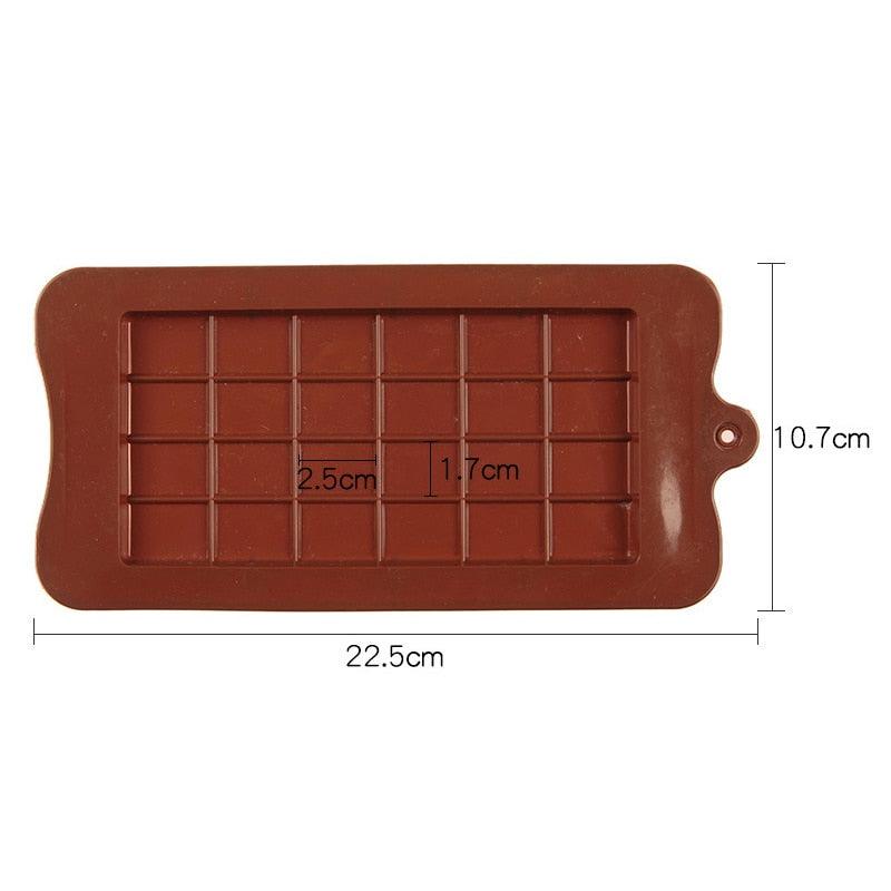 Square Chocolate Mold Chocolate Cake Soap Mold Baking Ice Tray Mould Baking Mould Cake Decorating Silicone Fondant Coffee Molds Chocolate Molds Silicone Candy Molds Silicone Break Apart Chocolate Mold Stevvex