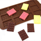 Square Chocolate Mold Chocolate Cake Soap Mold Baking Ice Tray Mould Baking Mould Cake Decorating Silicone Fondant Coffee Molds Chocolate Molds Silicone Candy Molds Silicone Break Apart Chocolate Mold Stevvex