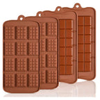 Square Chocolate Mold Chocolate Cake Soap Mold Baking Ice Tray Mould Baking Mould Cake Decorating Silicone Fondant Coffee Molds Chocolate Molds Silicone Candy Molds Silicone Break Apart Chocolate Mold Stevvex