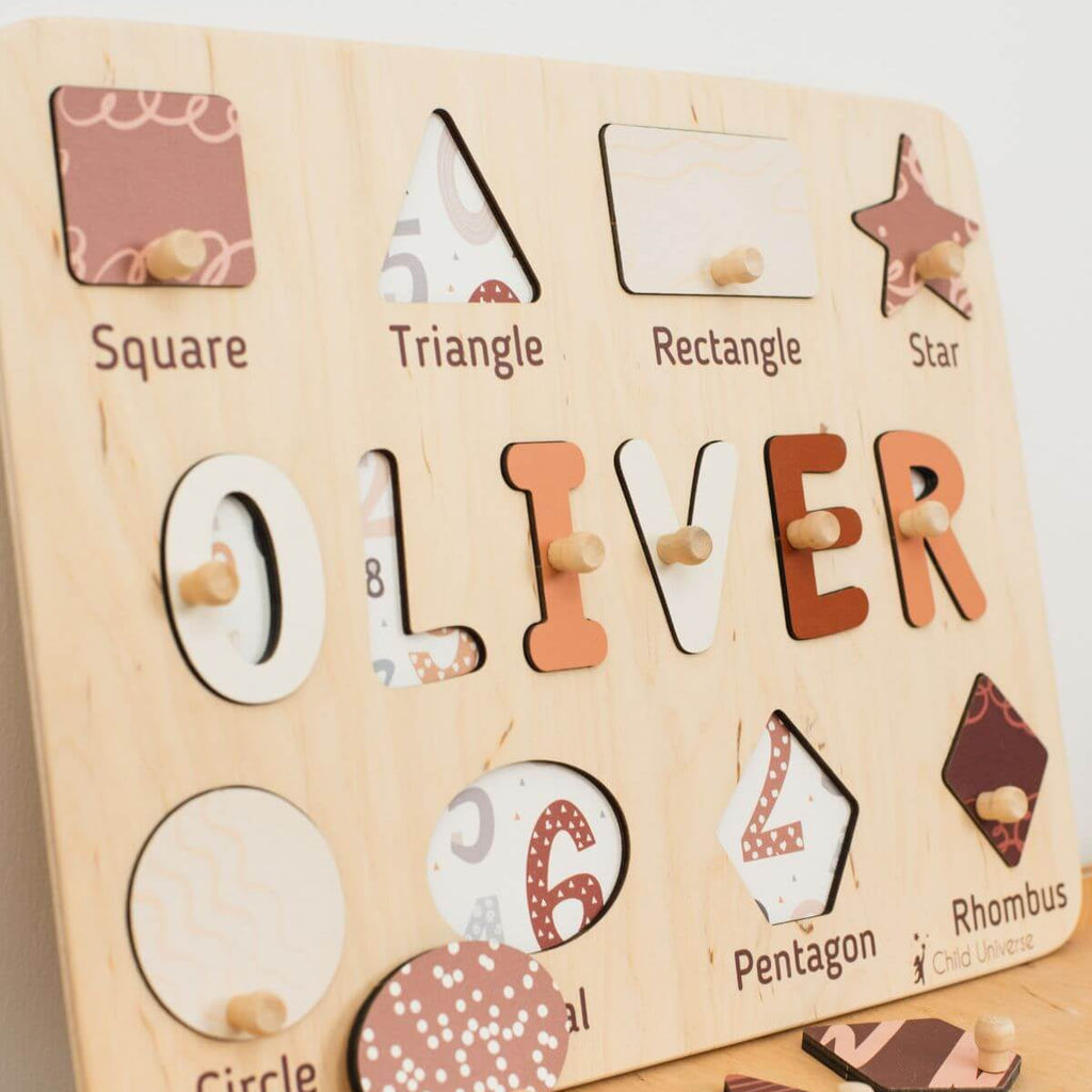 Shape Sorting Name Board - SJB-DIAMOND ELITES