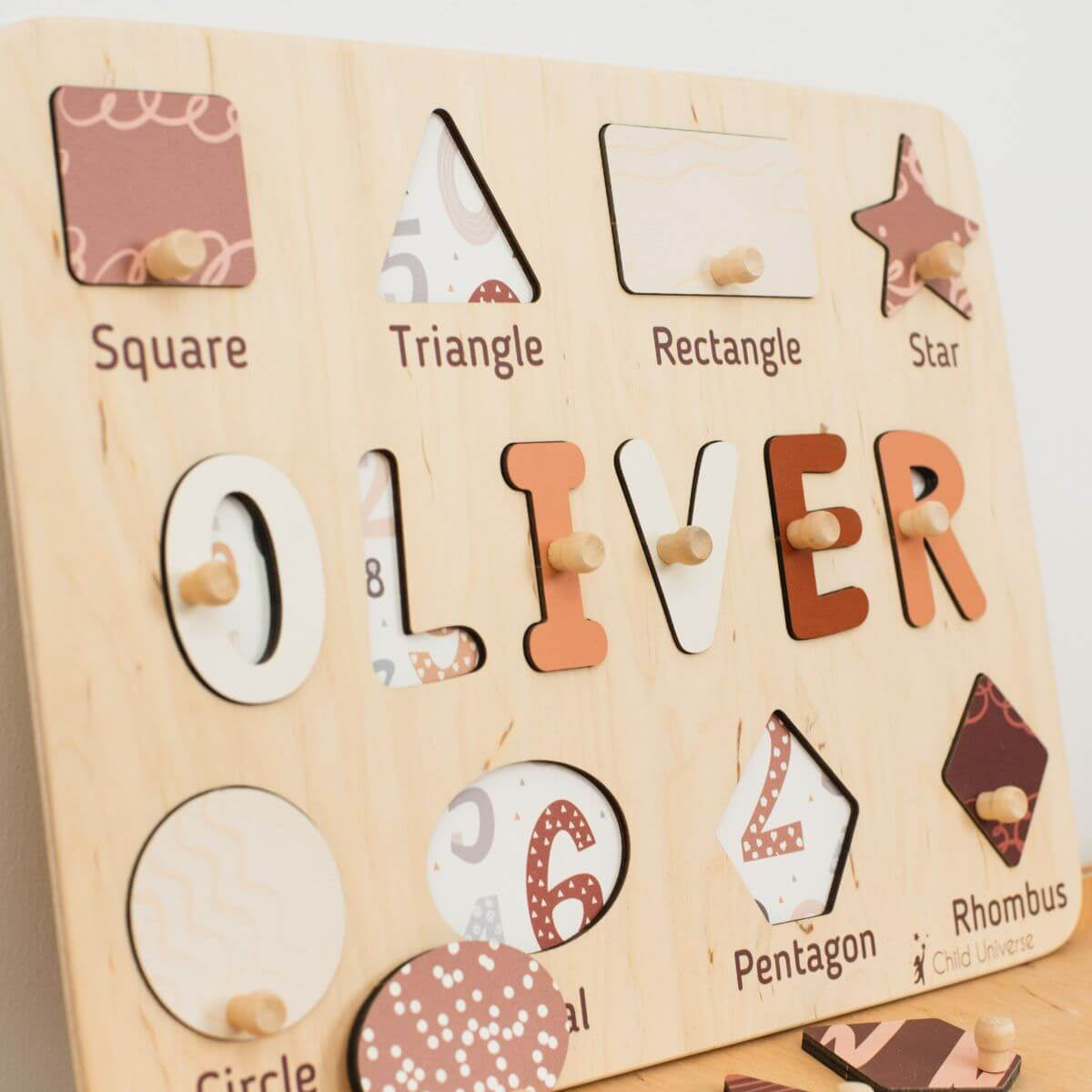 Shape Sorting Name Board - SJB-DIAMOND ELITES
