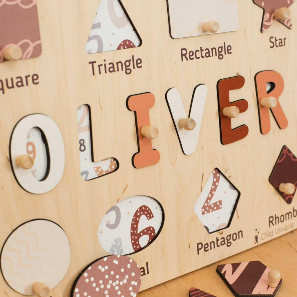 Shape Sorting Name Board - SJB-DIAMOND ELITES