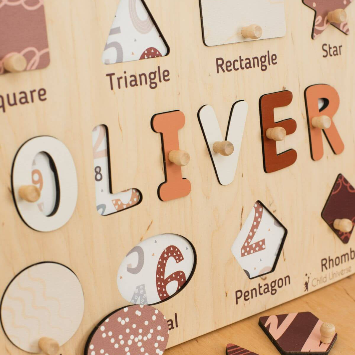Shape Sorting Name Board - SJB-DIAMOND ELITES