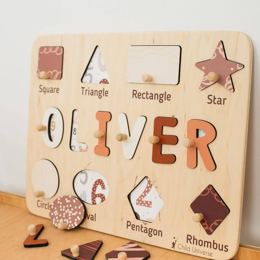 Shape Sorting Name Board - SJB-DIAMOND ELITES