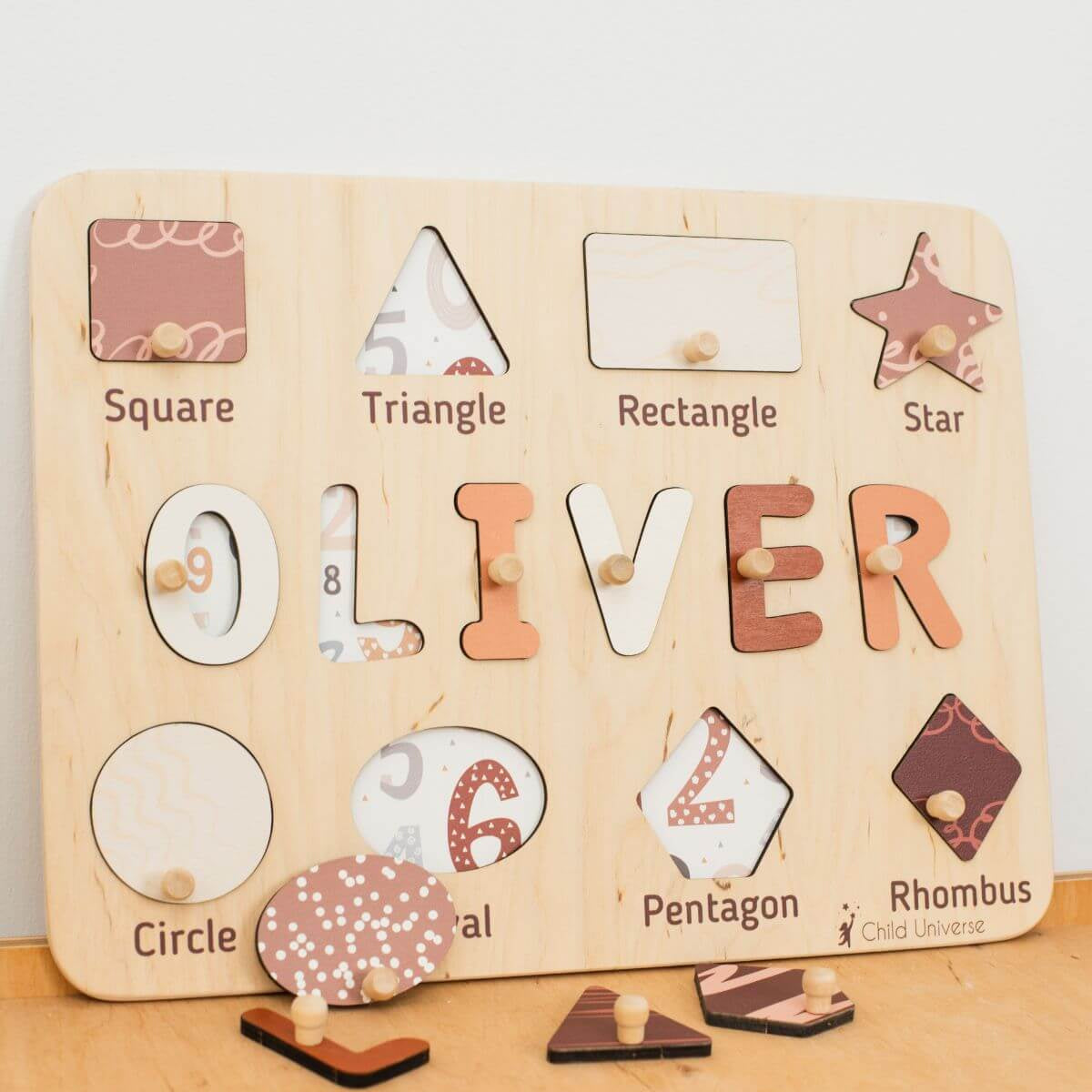 Shape Sorting Name Board - SJB-DIAMOND ELITES