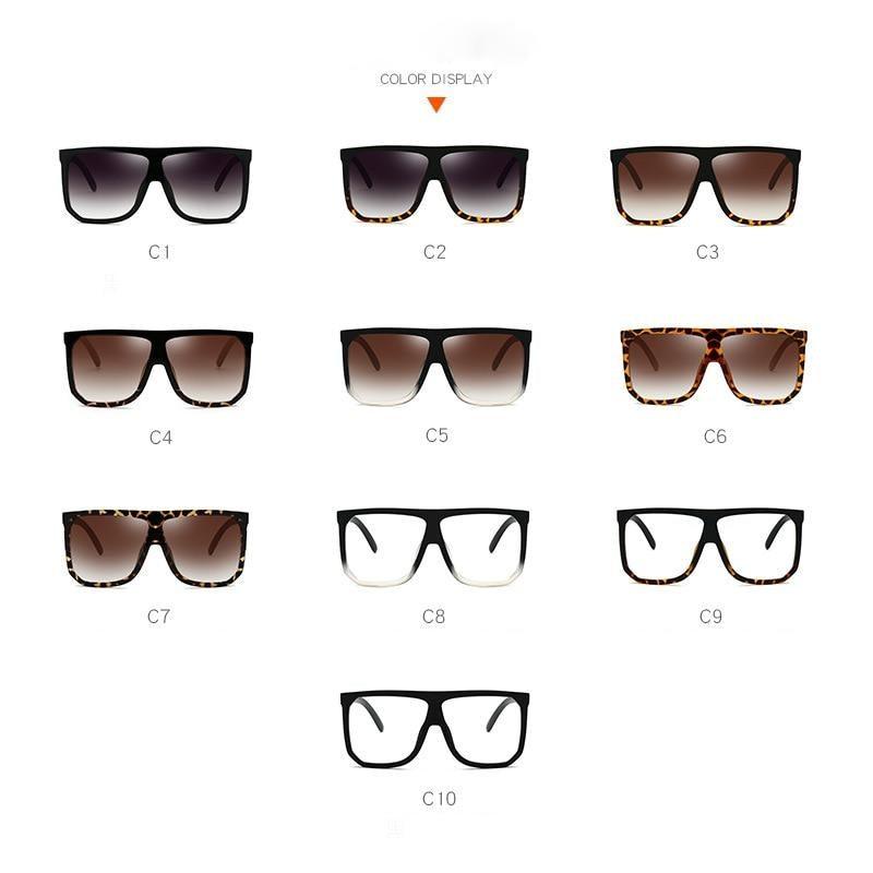 Square Shape Sunglasses For Women New Fashionable New  & Oversized Sun Glasses For Female In Different Shades For Men & Women oversized square glasses for men/women Stevvex