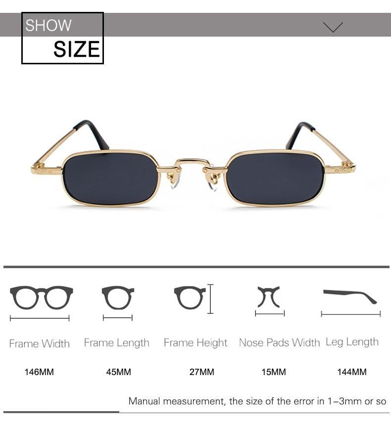 Square Sunglasses For Rectangle Sunglasses for Women Fashion Frameless Square Glasses for Men Ultralight UV400 Eyewear Unisex Rectangle Rimless Square sunglasses Stevvex
