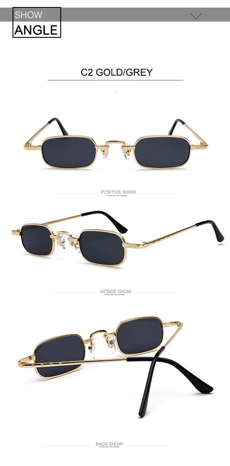 Square Sunglasses For Rectangle Sunglasses for Women Fashion Frameless Square Glasses for Men Ultralight UV400 Eyewear Unisex Rectangle Rimless Square sunglasses Stevvex