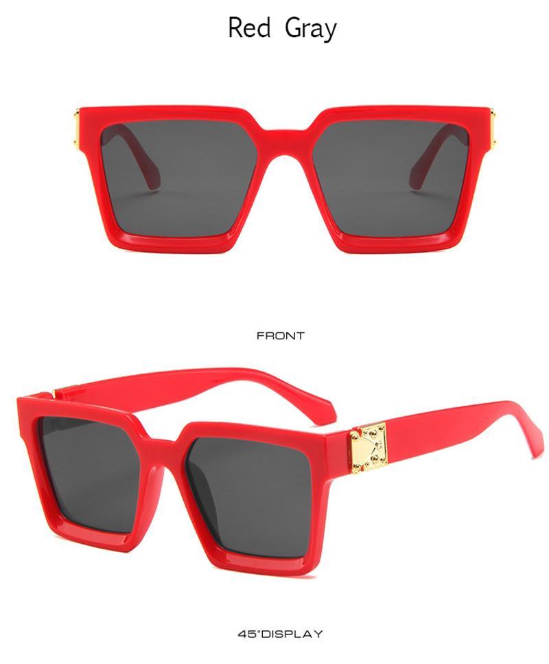 Square Sunglasses For Women Luxury Women Eyeglasses Sunglasses Square Metal Punk Rock Hip hop Glasses Men Women High Quality Designer Sunglasses For Men New Decent Design Stevvex