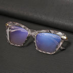 Square Women Reading Glasses Frame Crystal Multi-section  Optical Computer Glasses Square Design Reading Glasses For Women Light Blocking Computer Reader Glasses For Men And Women Stevvex