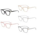 Square Women Reading Glasses Frame Crystal Multi-section  Optical Computer Glasses Square Design Reading Glasses For Women Light Blocking Computer Reader Glasses For Men And Women Stevvex