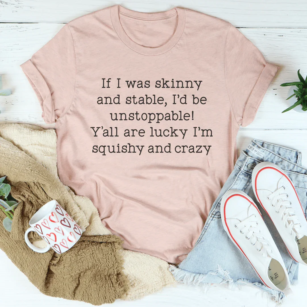 Squishy And Crazy Tee Peachy Sunday
