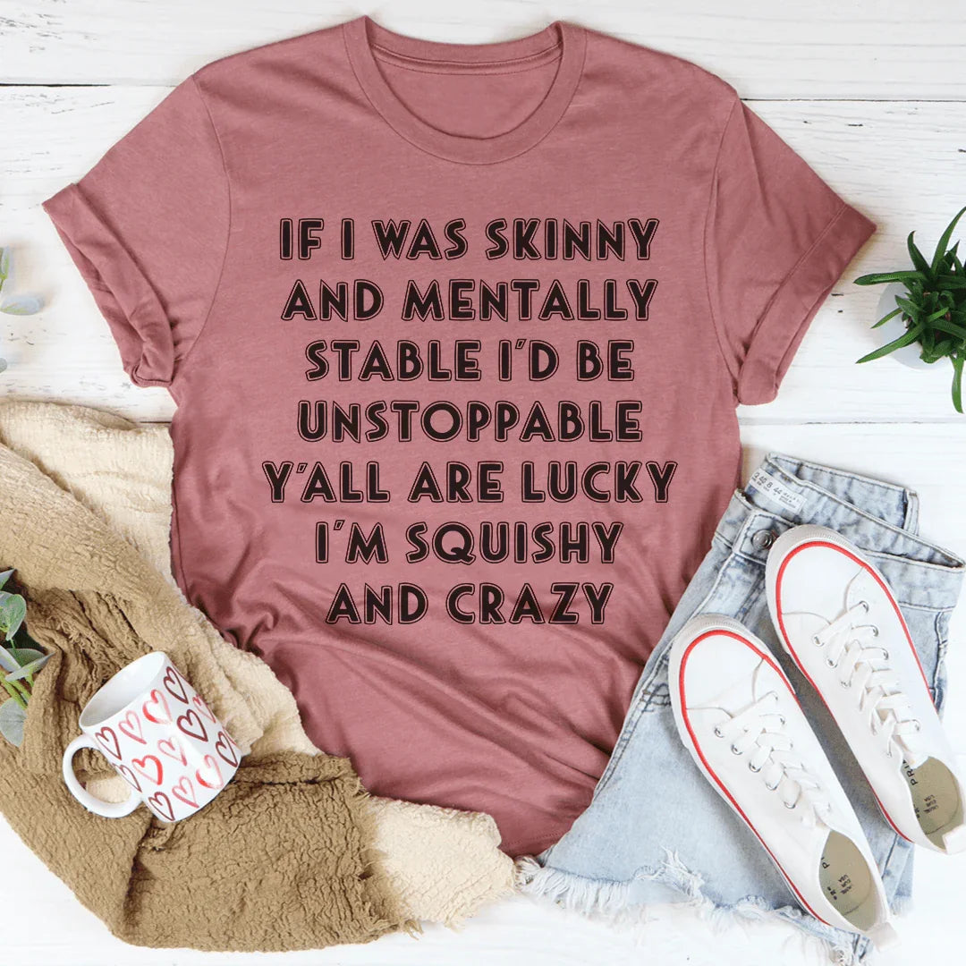 Squishy And Crazy Tee Peachy Sunday