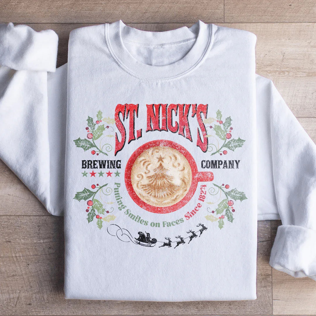 St Nicholas Brewing Co Sweatshirt Peachy Sunday