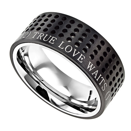 Black Sport Ring - True Love Waits KingdomWear