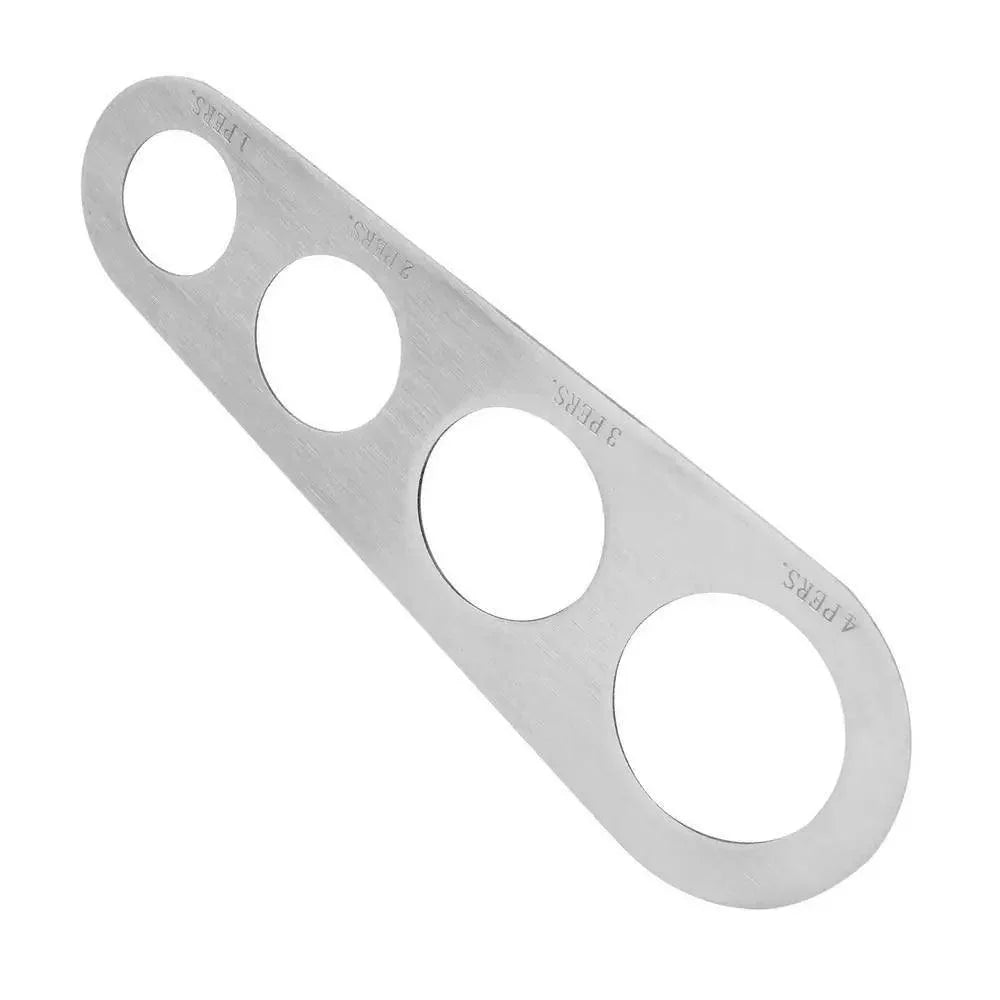 Stainless Steel 4 Holes Kitchen Pasta Measure Kitchen Accessories Spaghetti Quick Measurer Tools Stevvex