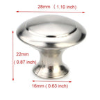 Stainless Steel Cabinet Handles Diameter 10mm Kitchen Door T Bar Straight Handle Pull Knobs Furniture Hardware European Bar Style Cabinet Pull Stevvex