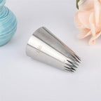 Stainless Steel Extra Large Icing Piping Nozzle Tips Cookie Cake Cream Fondant Nozzle Tubes Cake Decorating Tools Large Piping Cakes Decoration Set Nozzles Tips