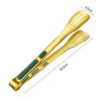 Stainless Steel Frying Shovel Clip Multifunctional Steak BBQ Tongs Pancake Fried Pizza Steak Fish Spatula Bread Kitchen Tool Stainless Steel Cooking Tongs Multifunctional Kitchen Tongs for Making Salads and Flipping Steak Clamps Stevvex