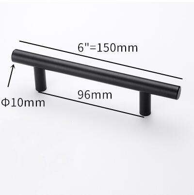Stainless Steel Kitchen Door Cabinet T Bar Handle Pull Knob Door Pull Handle Stainless Door Handle Stainless Steel Hollow Bar Drawer Pulls Cupboard Knob For Kitchen Furniture Stevvex