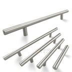 Stainless Steel Kitchen Door Cabinet T Bar Handle Pull Knob Door Pull Handle Stainless Door Handle Stainless Steel Hollow Bar Drawer Pulls Cupboard Knob For Kitchen Furniture Stevvex