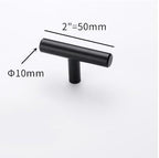 Stainless Steel Kitchen Door Cabinet T Bar Handle Pull Knob Door Pull Handle Stainless Door Handle Stainless Steel Hollow Bar Drawer Pulls Cupboard Knob For Kitchen Furniture Stevvex
