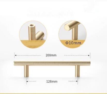 Stainless Steel Kitchen Door Cabinet T Bar Handle Pull Knob Door Pull Handle Stainless Door Handle Stainless Steel Hollow Bar Drawer Pulls Cupboard Knob For Kitchen Furniture Stevvex