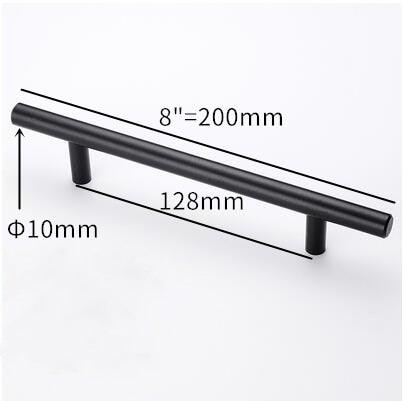 Stainless Steel Kitchen Door Cabinet T Bar Handle Pull Knob Door Pull Handle Stainless Door Handle Stainless Steel Hollow Bar Drawer Pulls Cupboard Knob For Kitchen Furniture Stevvex