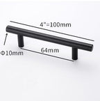 Stainless Steel Kitchen Door Cabinet T Bar Handle Pull Knob Door Pull Handle Stainless Door Handle Stainless Steel Hollow Bar Drawer Pulls Cupboard Knob For Kitchen Furniture Stevvex