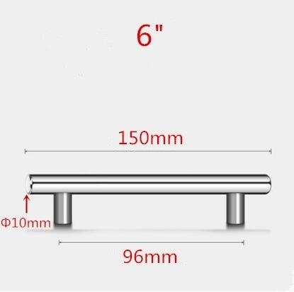 Stainless Steel Kitchen Door Cabinet T Bar Handle Pull Knob Door Pull Handle Stainless Door Handle Stainless Steel Hollow Bar Drawer Pulls Cupboard Knob For Kitchen Furniture Stevvex