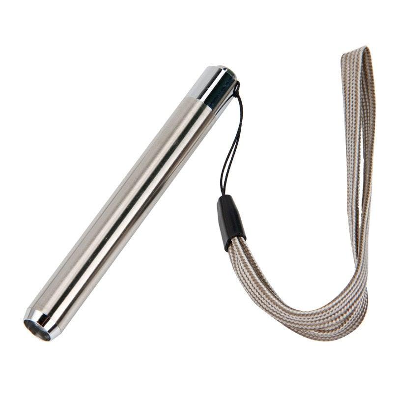 Stainless Steel Mini Pocket UV Black Light Flashlight Led Lamp Portable Flashlight Ultraviolet Pen Lights For Leak Pet Urine Bed Bug  Dry Stain & Dye Detector Marker Checker Detection Stevvex