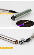 Stainless Steel Mini Pocket UV Black Light Flashlight Led Lamp Portable Flashlight Ultraviolet Pen Lights For Leak Pet Urine Bed Bug  Dry Stain & Dye Detector Marker Checker Detection Stevvex