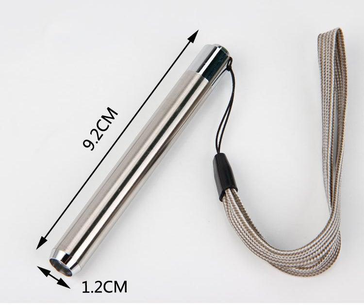 Stainless Steel Mini Pocket UV Black Light Flashlight Led Lamp Portable Flashlight Ultraviolet Pen Lights For Leak Pet Urine Bed Bug  Dry Stain & Dye Detector Marker Checker Detection Stevvex