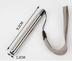 Stainless Steel Mini Pocket UV Black Light Flashlight Led Lamp Portable Flashlight Ultraviolet Pen Lights For Leak Pet Urine Bed Bug  Dry Stain & Dye Detector Marker Checker Detection Stevvex