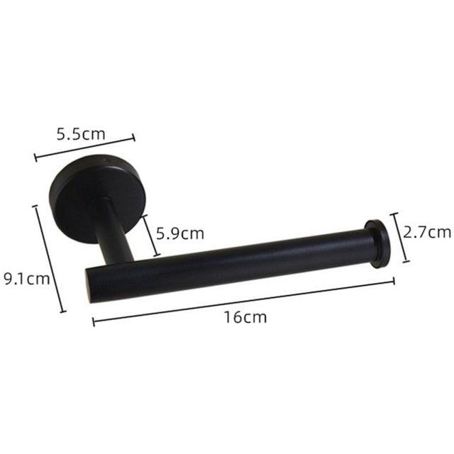 Stainless Steel Nail-free Wall Mounted Toilet Paper Holder Kitchen Tissue Paper Holder Toilet Roll Dispenser For Bathroom Toilet Paper Holder Toilet Paper roll Holder Self Adhesive+Super Glue  Stainless Steel No Drilling For Bathroom Bedroom Kitchen Stevvex