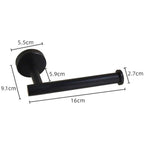 Stainless Steel Nail-free Wall Mounted Toilet Paper Holder Kitchen Tissue Paper Holder Toilet Roll Dispenser For Bathroom Toilet Paper Holder Toilet Paper roll Holder Self Adhesive+Super Glue  Stainless Steel No Drilling For Bathroom Bedroom Kitchen Stevvex