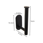Stainless Steel Nail-free Wall Mounted Toilet Paper Holder Kitchen Tissue Paper Holder Toilet Roll Dispenser For Bathroom Toilet Paper Holder Toilet Paper roll Holder Self Adhesive+Super Glue  Stainless Steel No Drilling For Bathroom Bedroom Kitchen Stevvex