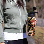 Stainless Steel Ranger Water Bottle Camo Pattern Stainless Steel Vacuum Insulated Water Bottle Sport Drink Bottle With Straw For Camping Running Gym Yoga Army Style Insulated Portable Water Bottle Stevvex