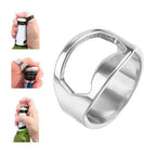 Stainless Steel Ring-shape Can Bottle Opener Bottle Cap Opening Remover Kitchen Gadgets Bar Useful Tools