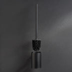 Stainless Steel Toilet Brush Holder Bathroom Cleaning Tool Holder With Toilet Brush Toilet Brush With Holder Bathroom Toilet Bowl Brush Set Non-Slip Handle Wall Mounted Floor Standing