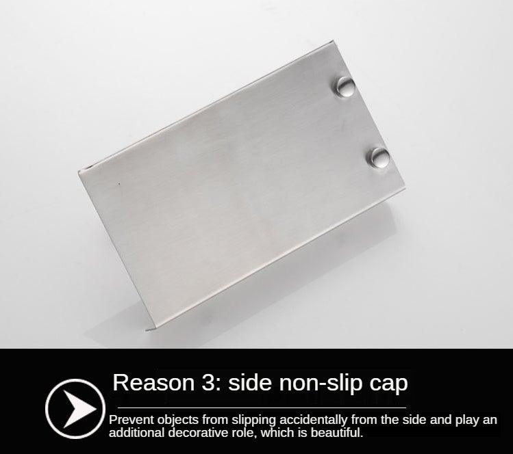 Stainless Steel Toilet Paper Holder Bathroom Wall Mount Paper Phone Holder Shelf Towel Roll Shelf Accessories Bathroom Tissue Roll Holder With Phone Shelf Stainless Steel Tissue Paper Dispenser Brushed Finished Wall Mount Stevvex
