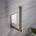 Stainless Steel Wall Toilet Paper Roll Holder Black Silver Self Adhesive Toilet Paper Holder for Bathroom Stick Wall Towel Rack Stevvex