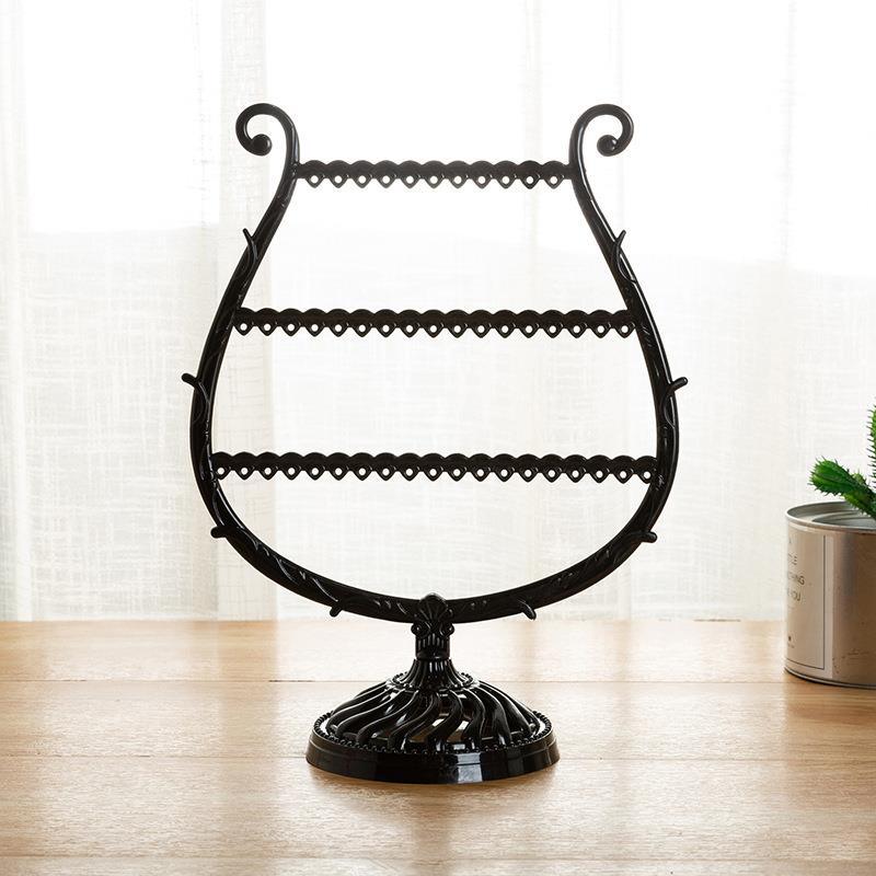 Stand Jewelry Display Organizer Earrings Pendants Bracelets Jewelry Holder With Wooden Base Earrings Storage Rack Metal Jewelry Storage Stand Necklace Rack Ornaments Display Stand Shopping Earring Stand Stevvex