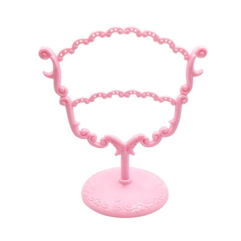 Stand Jewelry Display Organizer Earrings Pendants Bracelets Jewelry Holder With Wooden Base Earrings Storage Rack Metal Jewelry Storage Stand Necklace Rack Ornaments Display Stand Shopping Earring Stand Stevvex