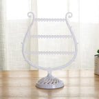 Stand Jewelry Display Organizer Earrings Pendants Bracelets Jewelry Holder With Wooden Base Earrings Storage Rack Metal Jewelry Storage Stand Necklace Rack Ornaments Display Stand Shopping Earring Stand Stevvex