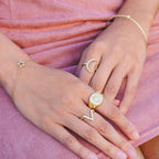 Star Charm Bracelet Delicate Gold Plated Classic Design