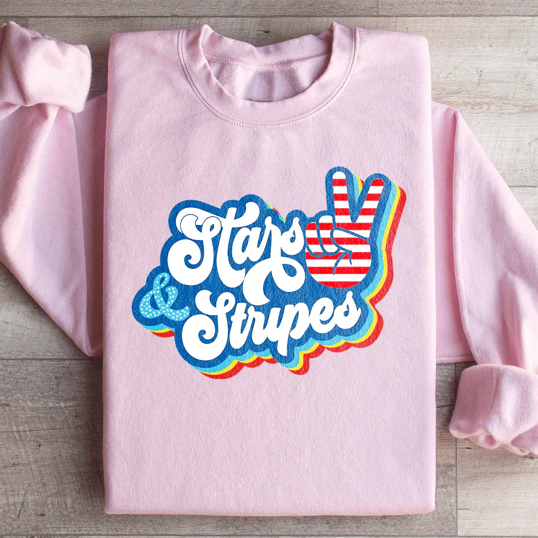 Stars & Stripes Sweatshirt Peachy Sunday