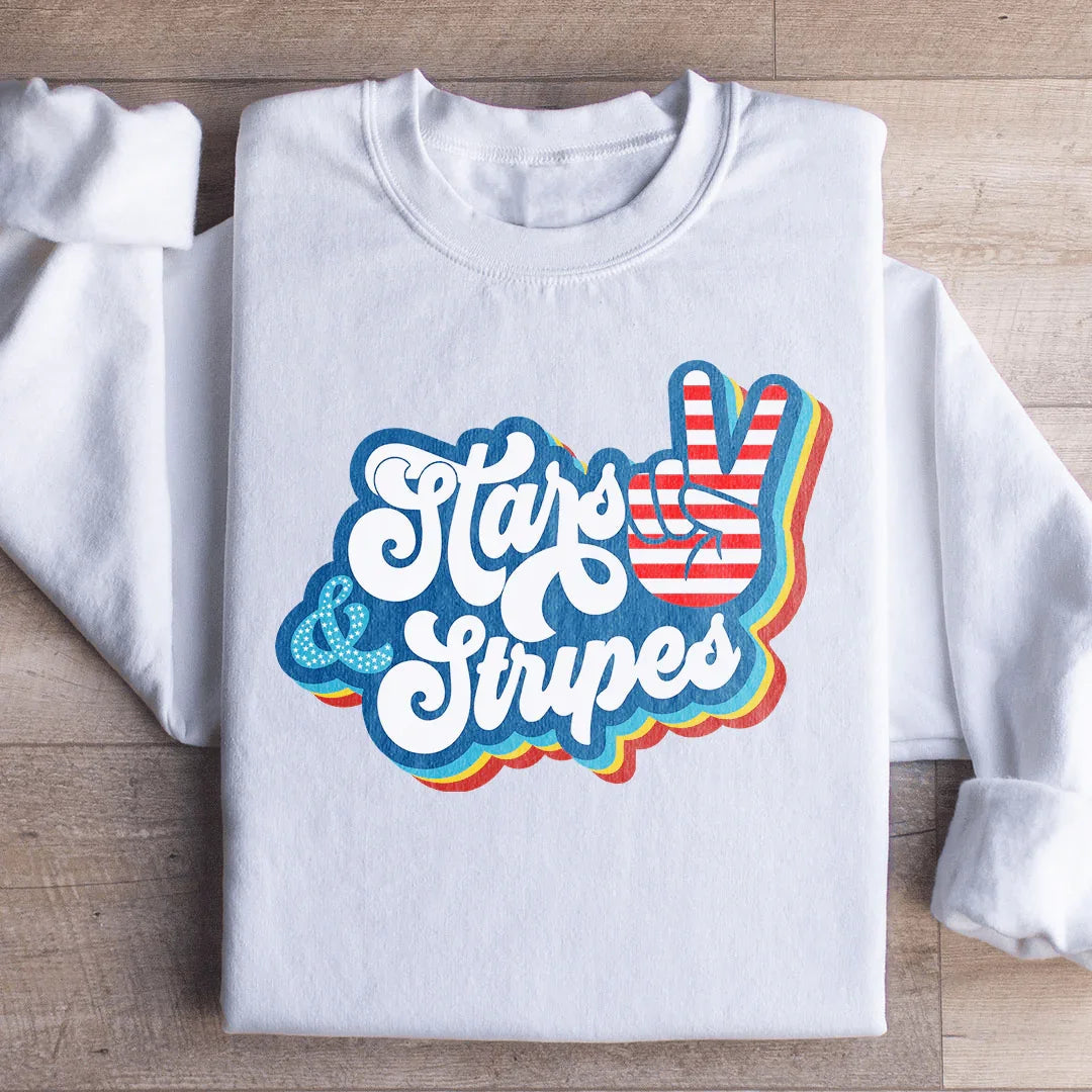 Stars & Stripes Sweatshirt Peachy Sunday